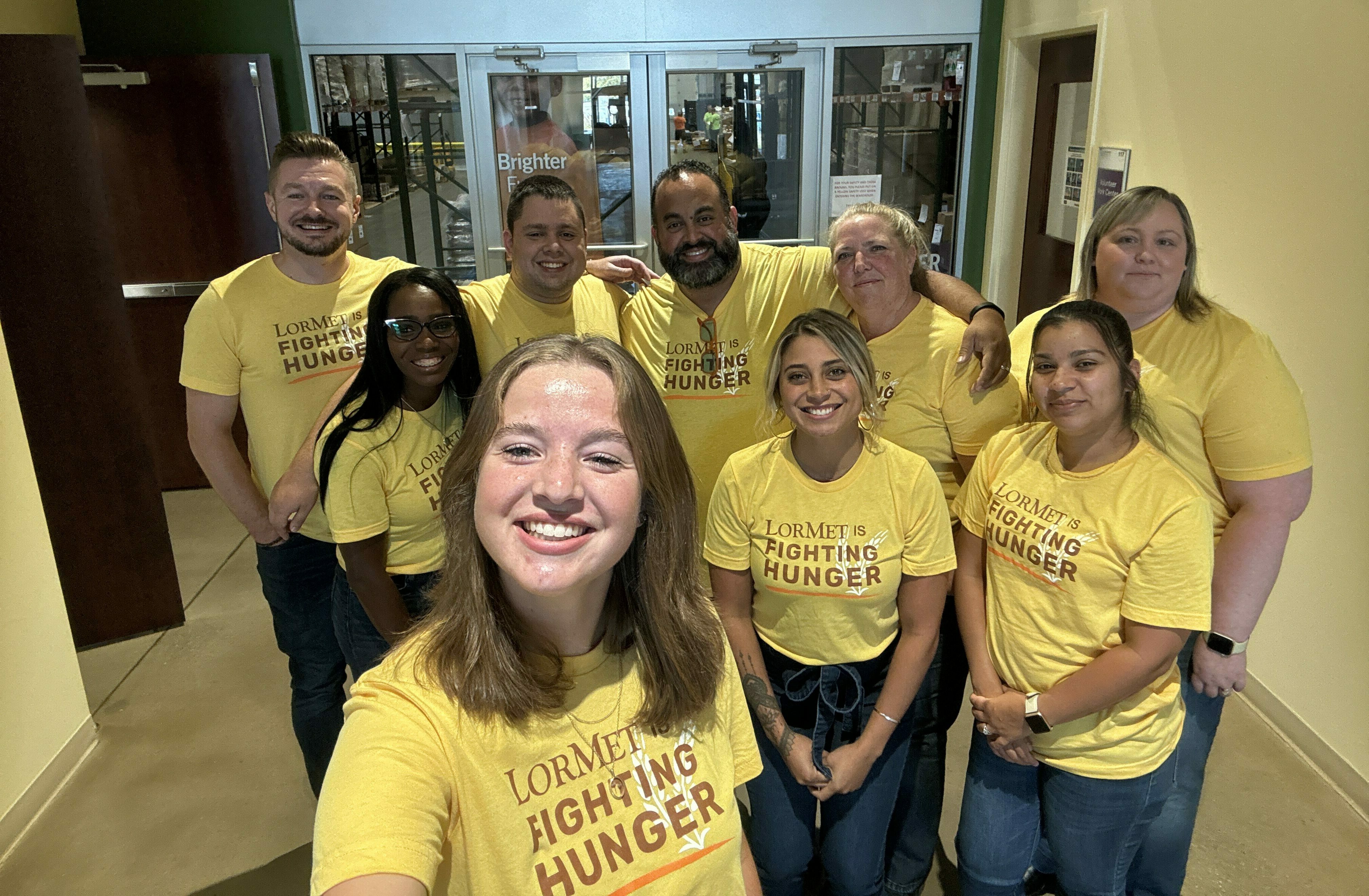 LorMet volunteers at Second Harvest Food Bank