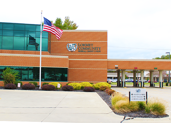 LorMet Amherst Branch Front parking lot